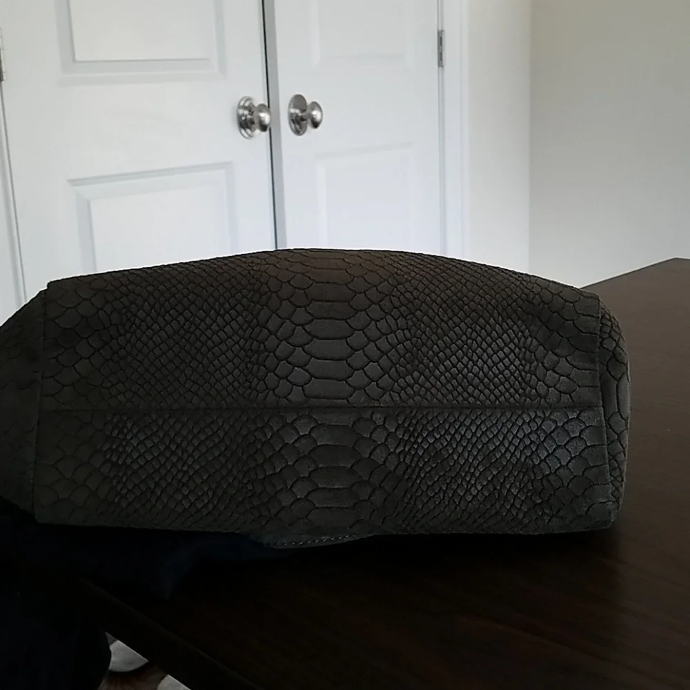 Botkier Misha Satchel snake embossing olive Bag Purse